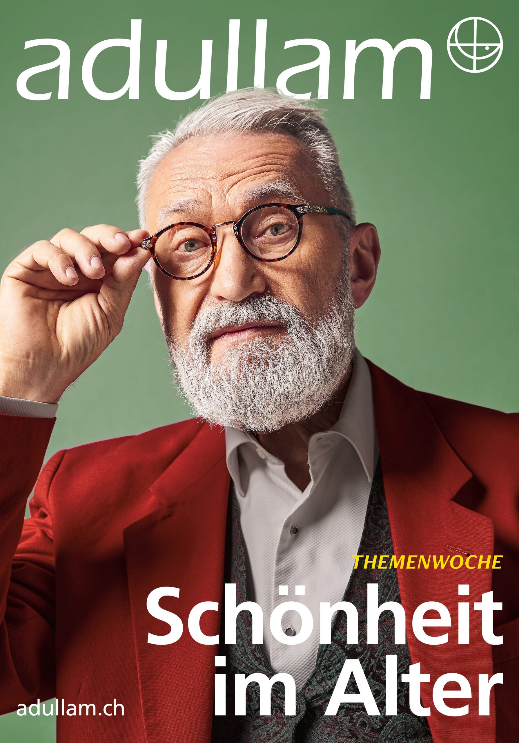 240411_Adullam_Kampagne_Sujet_Gruen_RZ Plakat 2 der Kampagne "Schönheit im Alter"