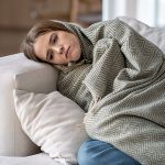 Frau mit Fatique-Syndrom