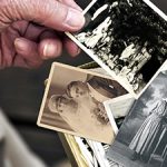 Alte ausgedruckte Polaroidbilder