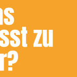 Schriftzug: Was passt zu mir?