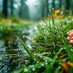 Füsse in gesunder Natur